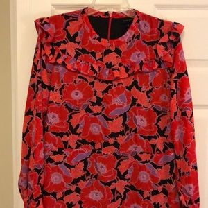 Floral long sleeve dress